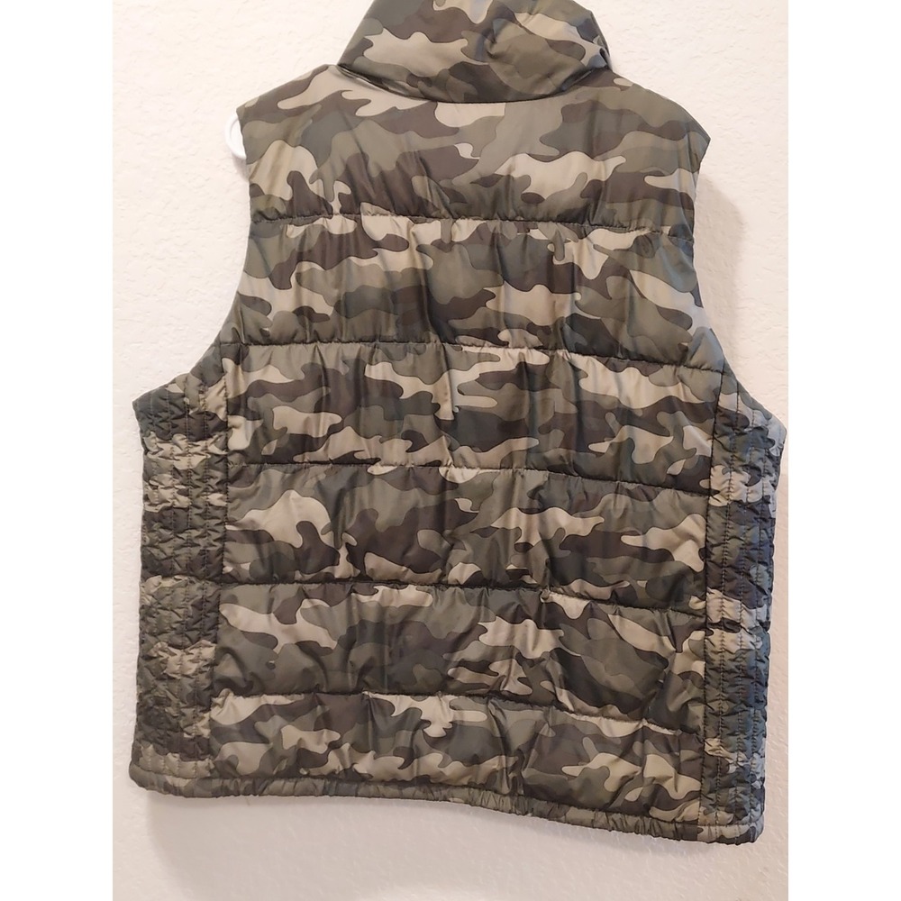 Men's Camo, Quilted Vest, Size XXL, Fleece Lined, Full Zip, Hunting/Fishing